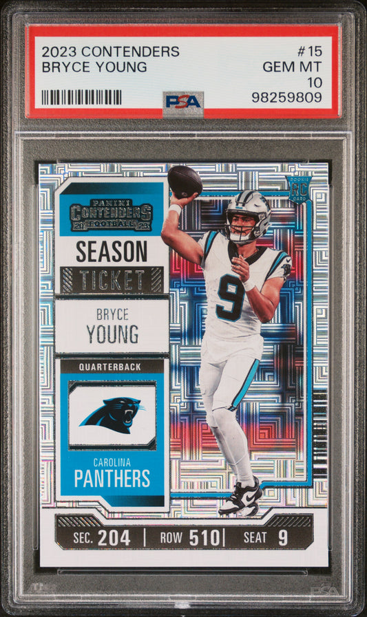 2023 Panini Contenders #15 Bryce Young PSA 10