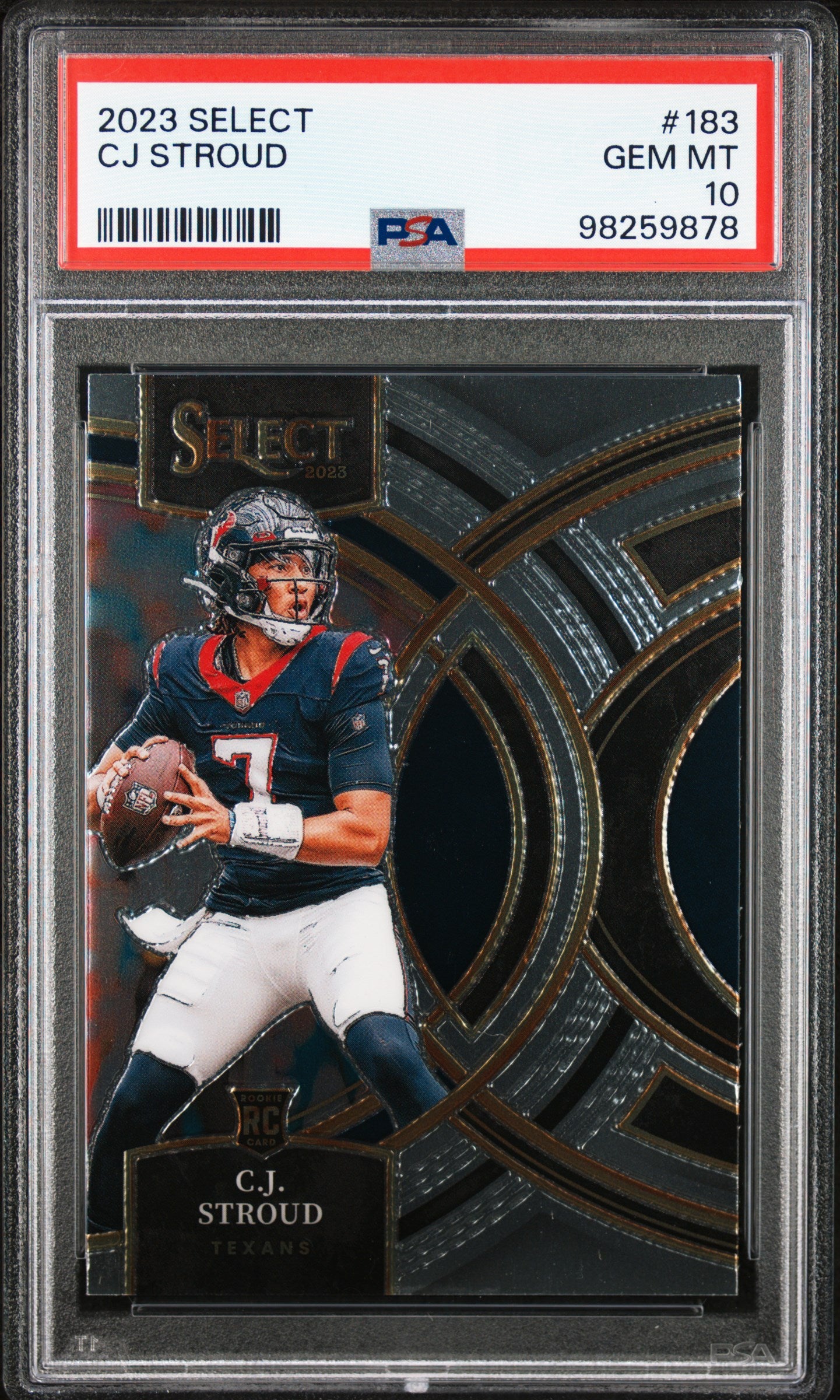 2023 Panini Select #183 Cj Stroud PSA 10 SKU019