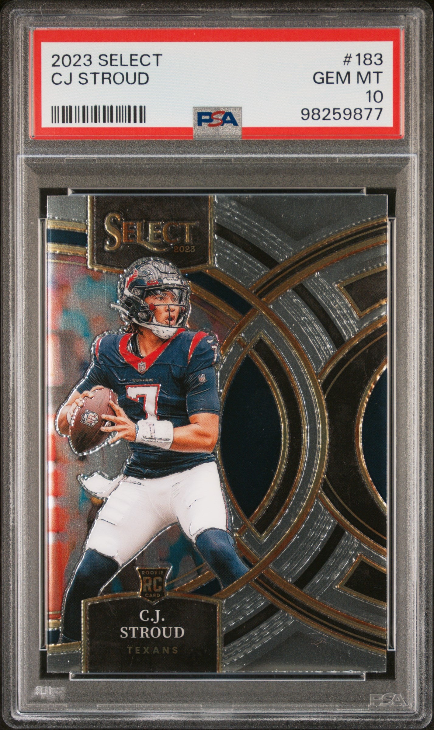 2023 Panini Select #183 Cj Stroud PSA 10 SKU018