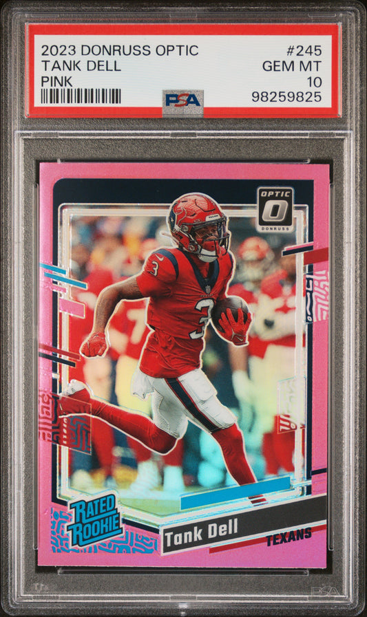 2023 Panini Donruss Optic #245 Tank Dell Pink PSA 10