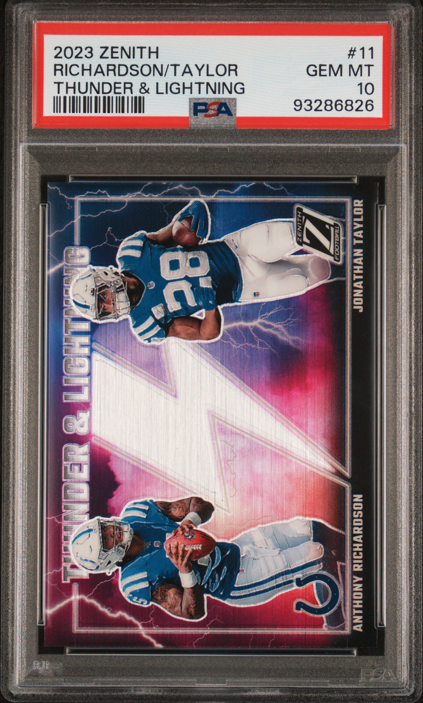 2023 Panini Zenith Thunder And Lightning #11 Richardson/Taylor  PSA 10