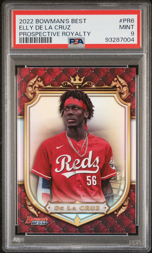 2022 Bowman'S Best Prospective Royalty #PR6 Elly De La Cruz PSA 9