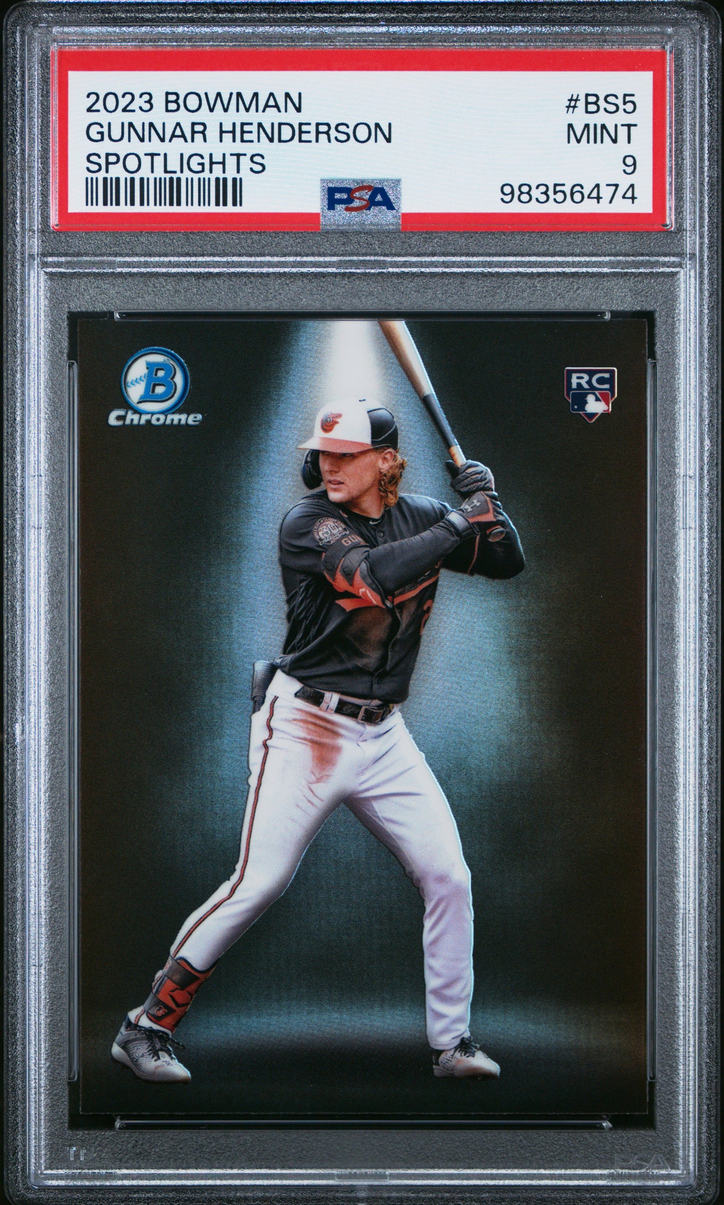 2023 Bowman Spotlights #BS5 Gunnar Henderson Spotlights PSA 9
