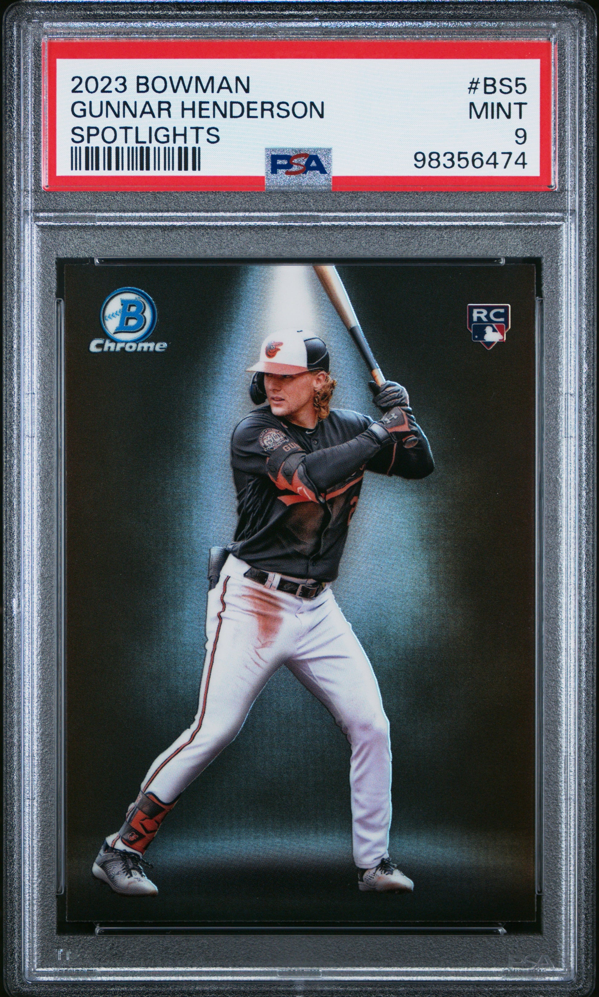 2023 Bowman Spotlights #BS5 Gunnar Henderson Spotlights PSA 9