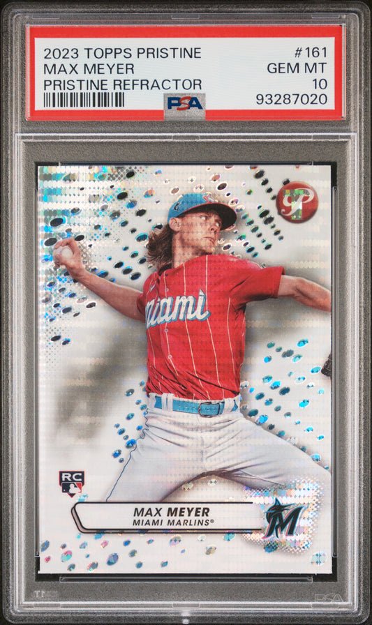 2023 Topps Pristine #161 Max Meyer Pristine Refractor PSA 10