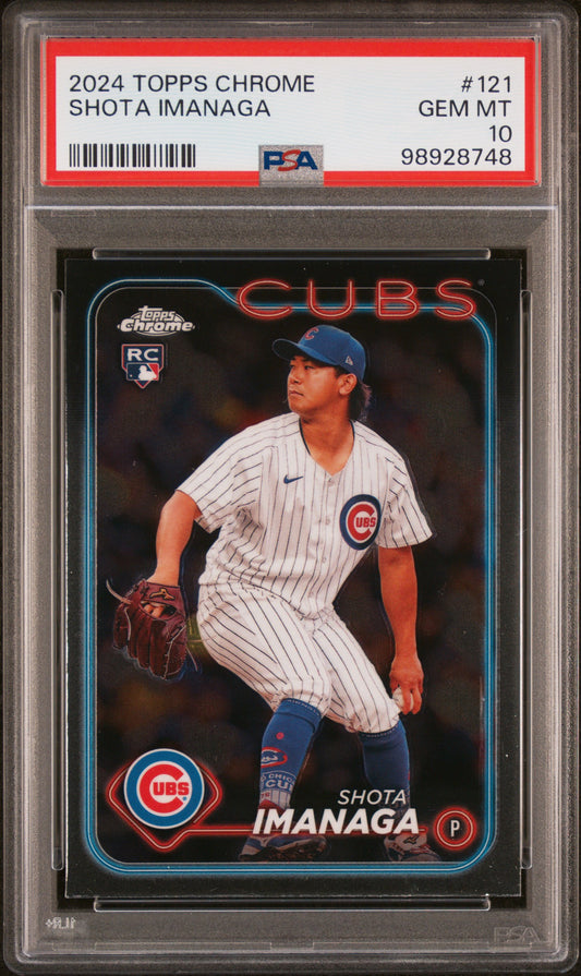 2024 Topps Chrome #121 Shota Imanaga PSA 10