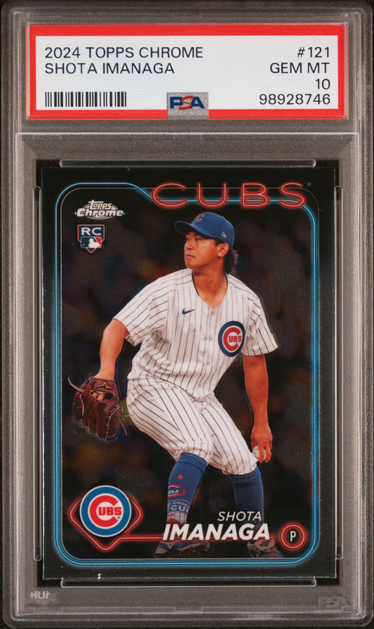 2024 Topps Chrome #121 Shota Imanaga PSA 10