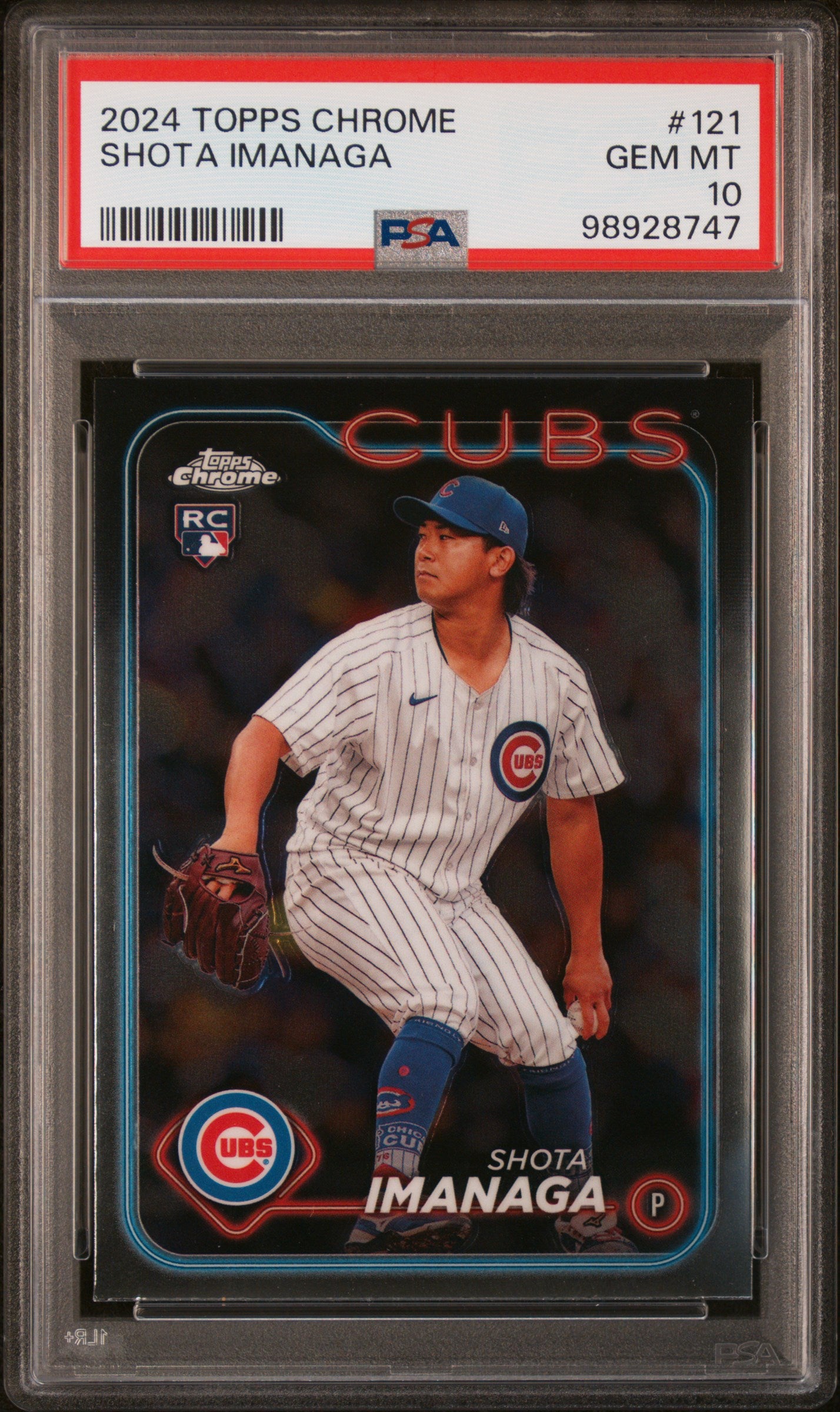 2024 Topps Chrome #121 Shota Imanaga PSA 10