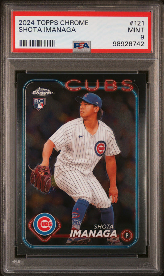 2024 Topps Chrome #121 Shota Imanaga PSA 9