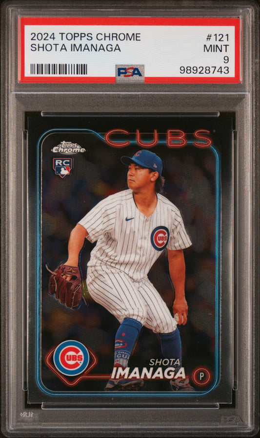 2024 Topps Chrome #121 Shota Imanaga PSA 9