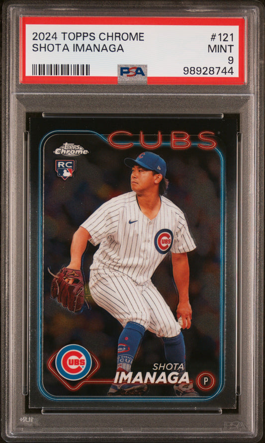2024 Topps Chrome #121 Shota Imanaga PSA 9