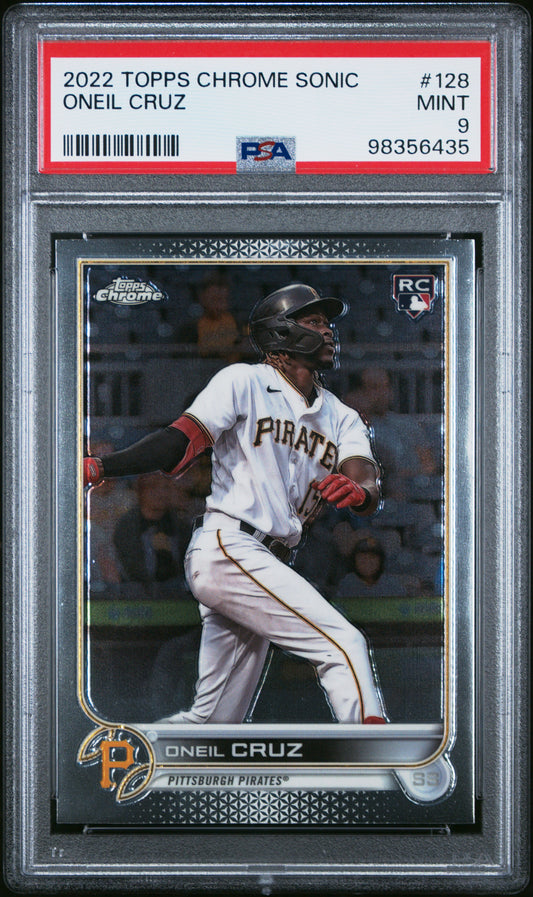 2022 Topps Chrome Sonic #128 Oneil Cruz PSA 9