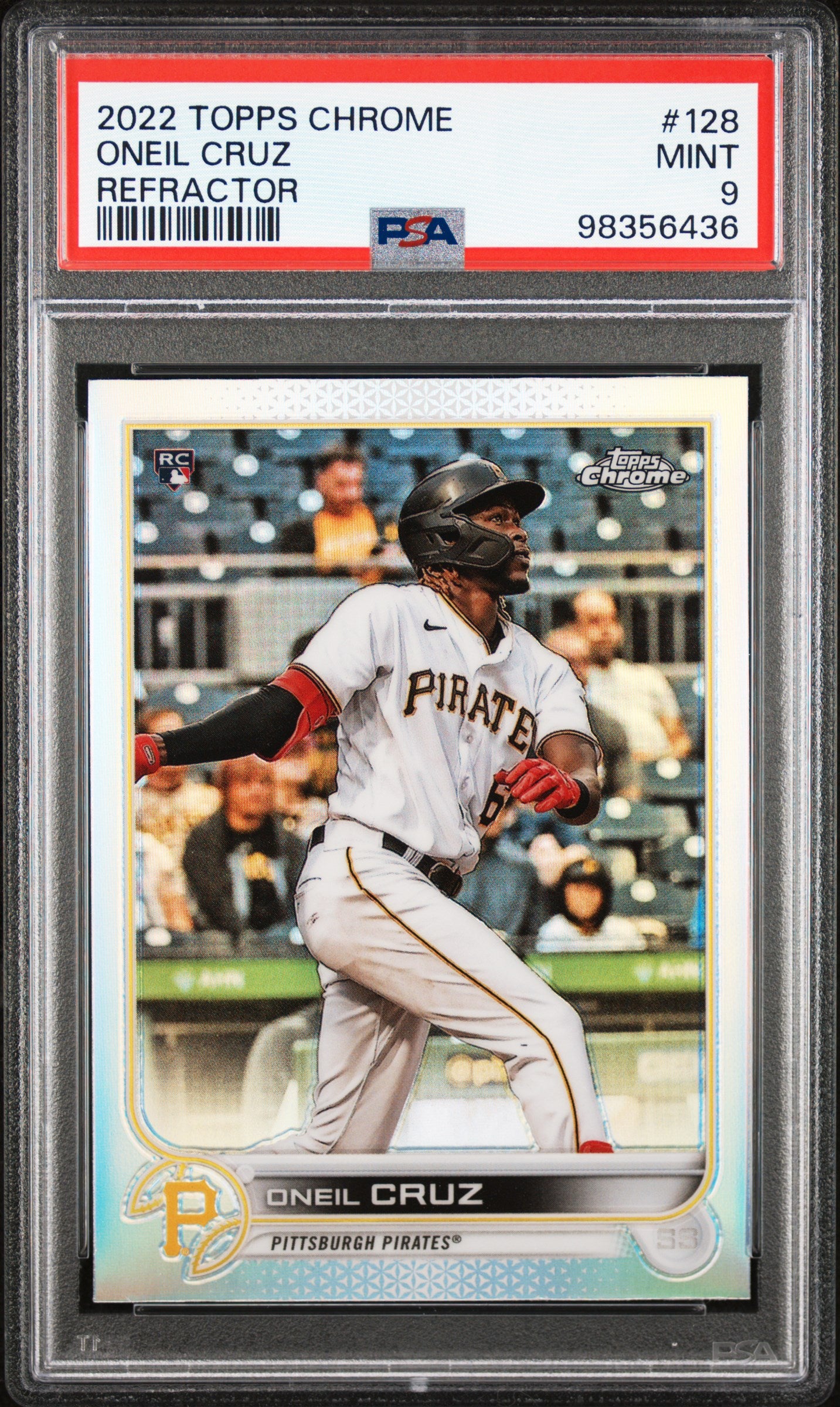 2022 Topps Chrome #128 Oneil Cruz Refractor PSA 9