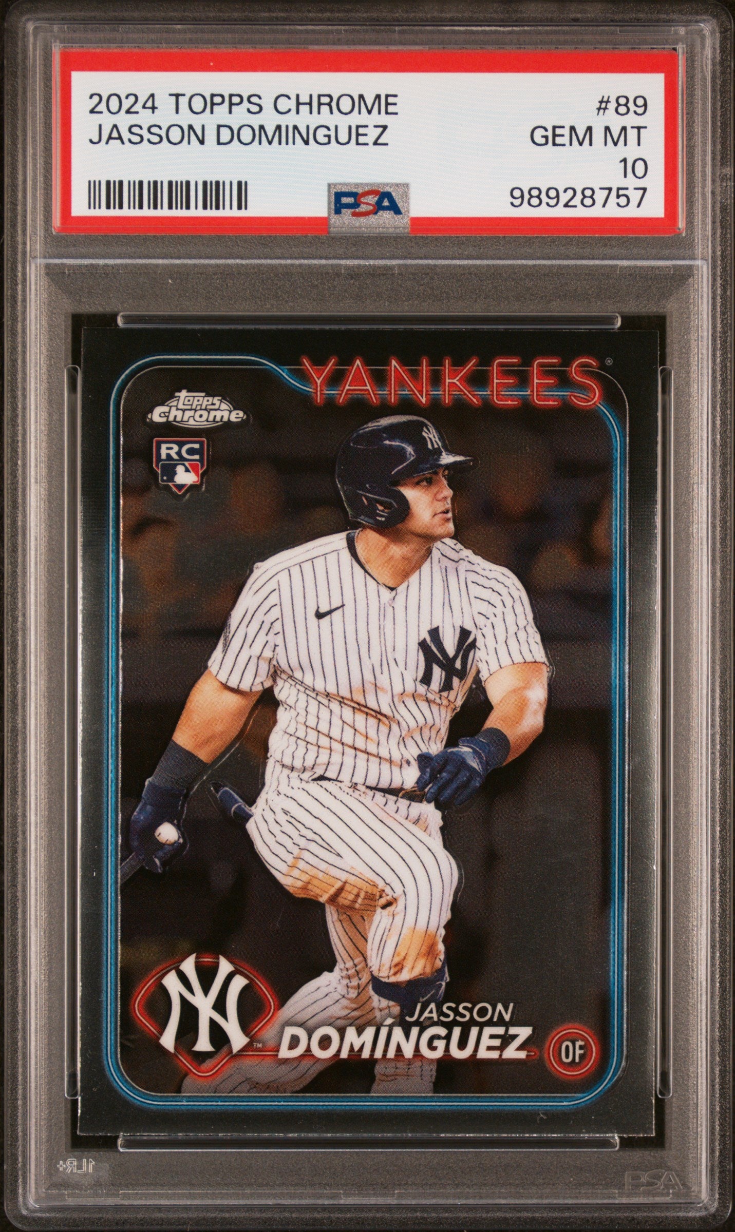 2024 Topps Chrome #89 Jasson Dominguez PSA 10