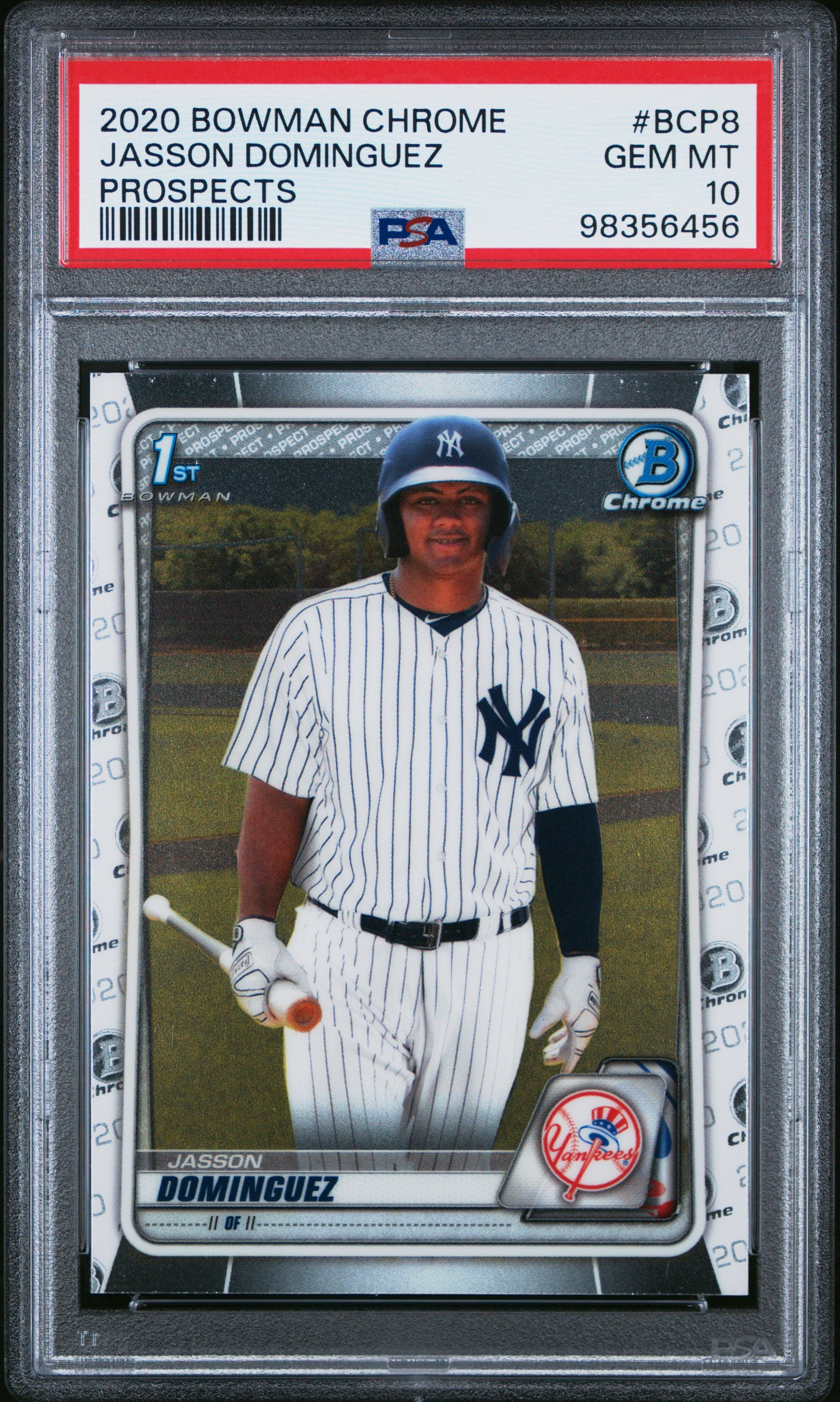 2020 Bowman Chrome Prospects #BCP8 Jasson Dominguez Prospects PSA 10