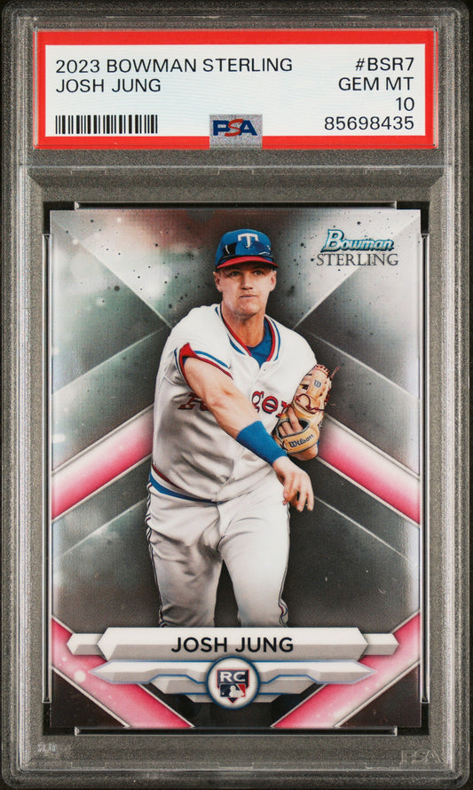 2023 Bowman Sterling #BSR7 Josh Jung PSA 10