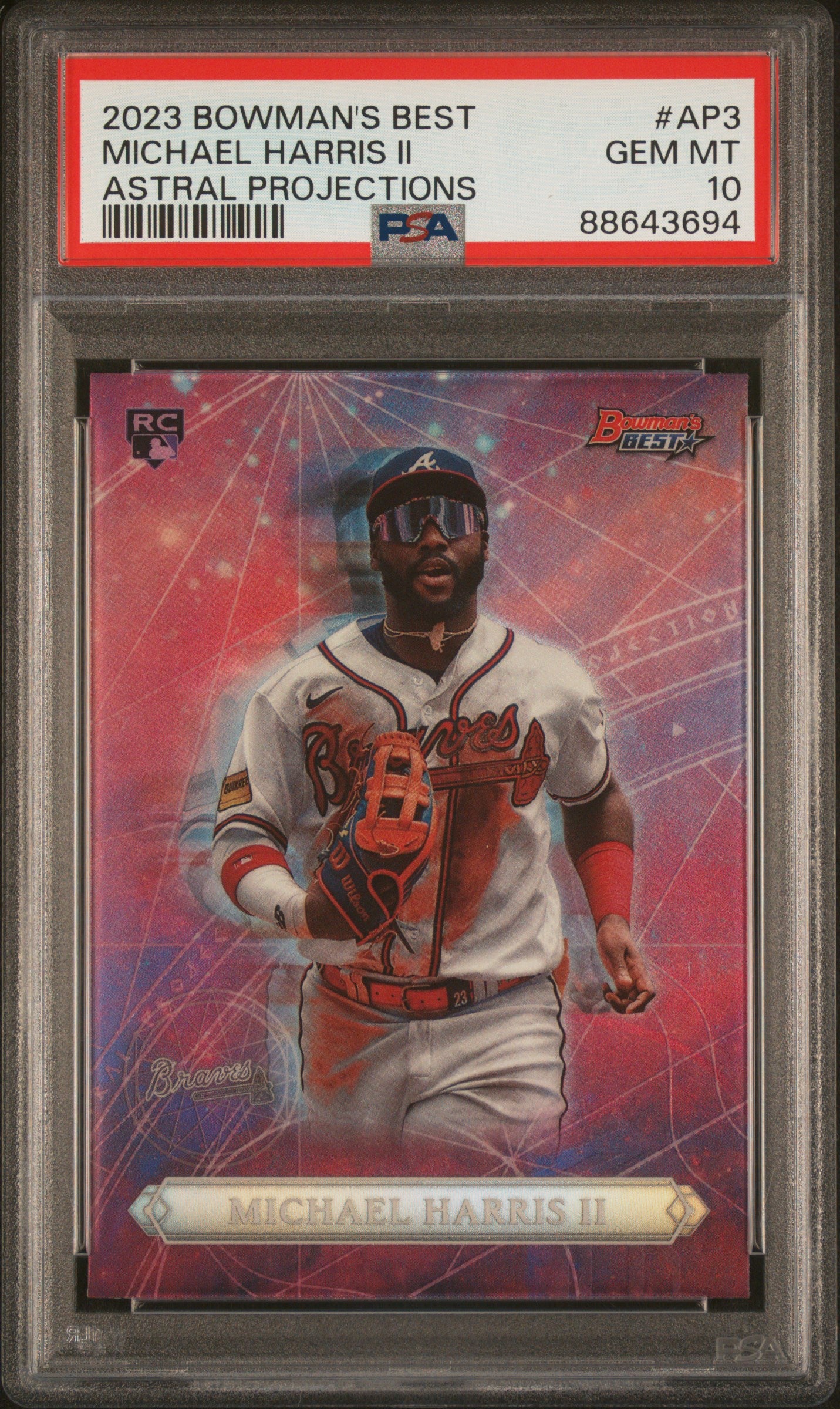 2023 Bowman'S Best Astral Projections #AP3 Michael Harris Ii PSA 10