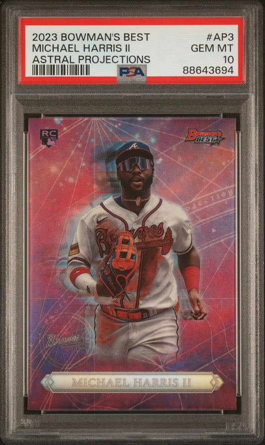 2023 Bowman'S Best Astral Projections #AP3 Michael Harris Ii PSA 10