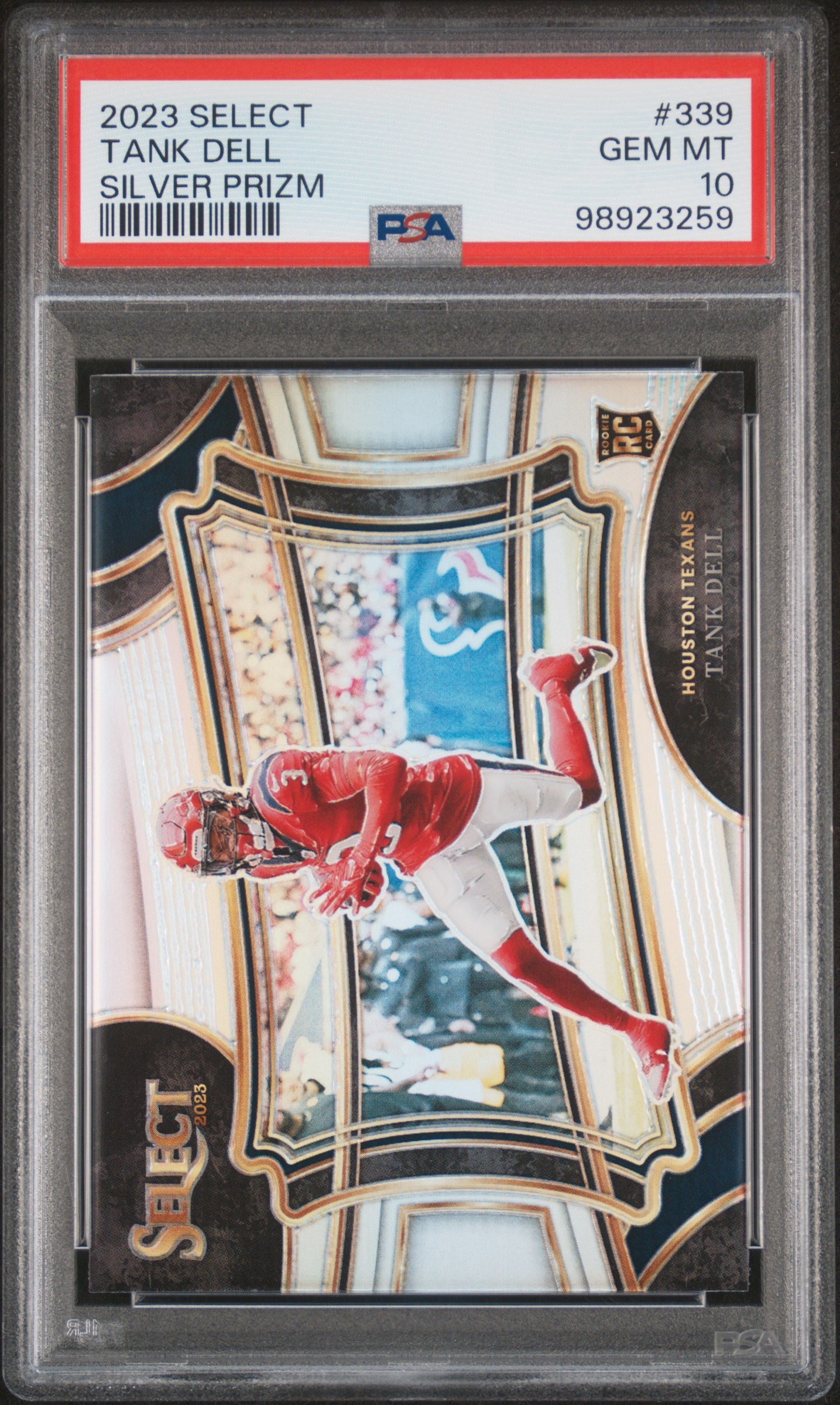 2023 Panini Select #339 Tank Dell Silver Prizm PSA 10