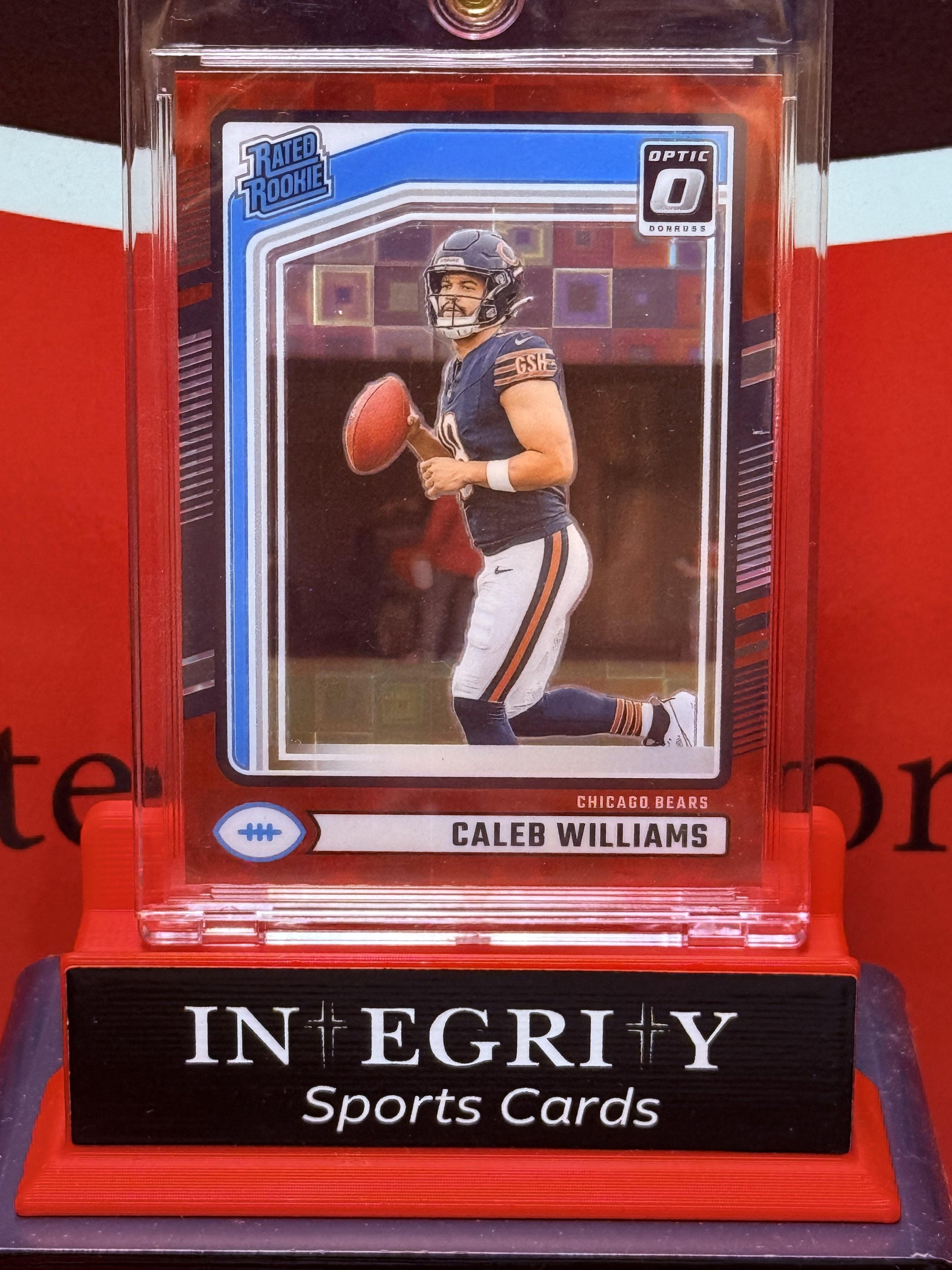 Donruss #327 Caleb Williams Optic Preview