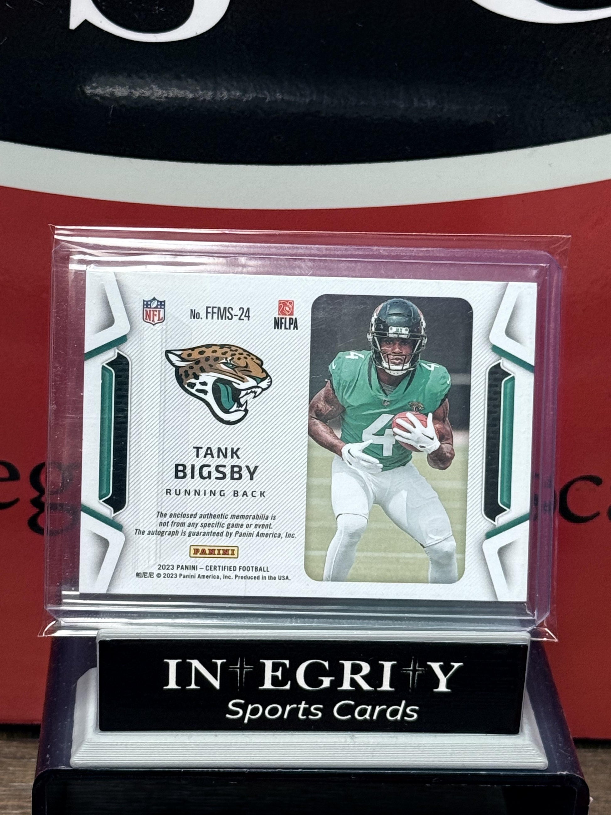 2023 Panini Certified TANK BIGSBY RC AUTO /349 Jersey Patch RPA AUBURN JAGUARS