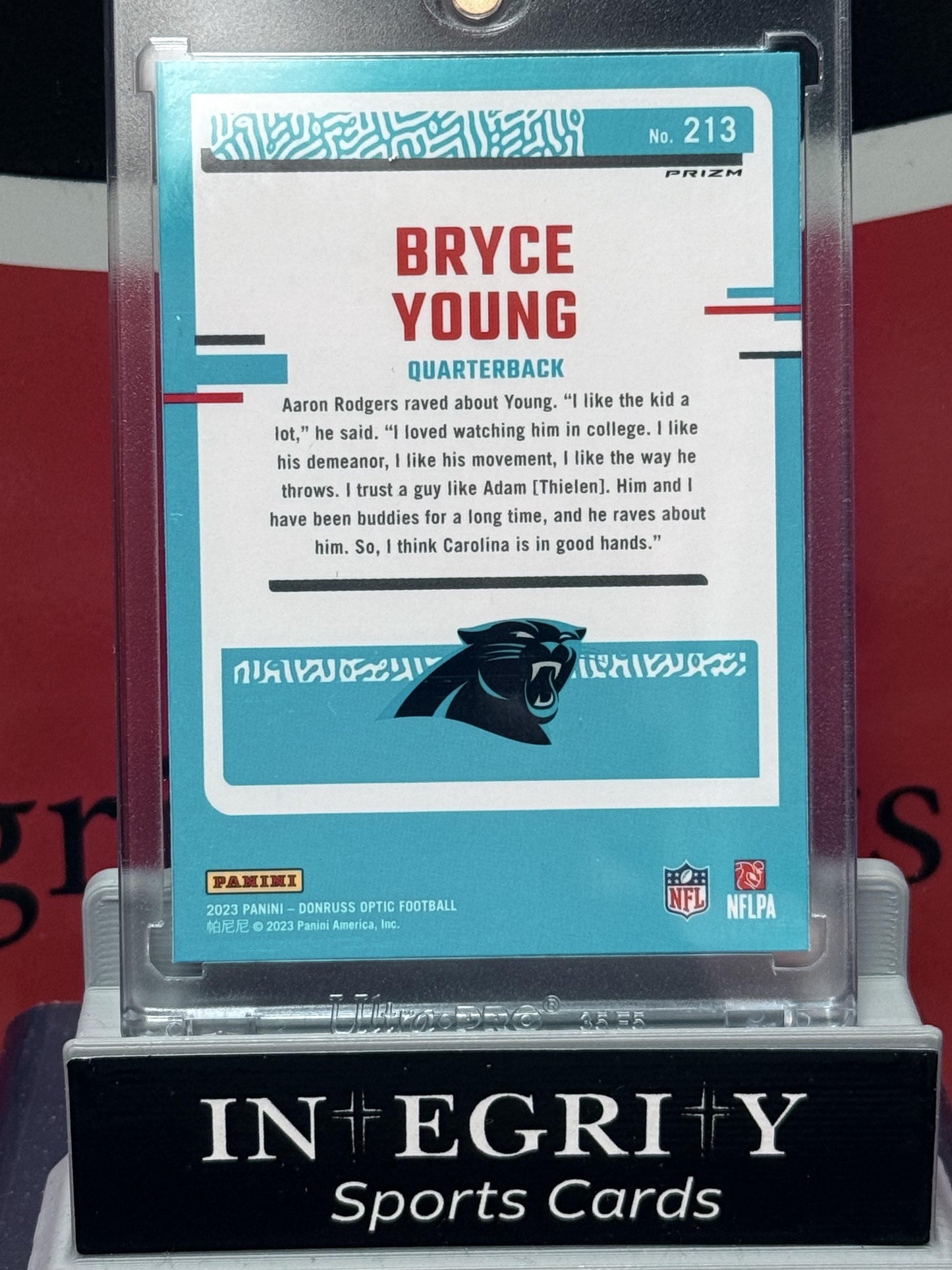 2023 Donruss Optic #213 Bryce Young Stars