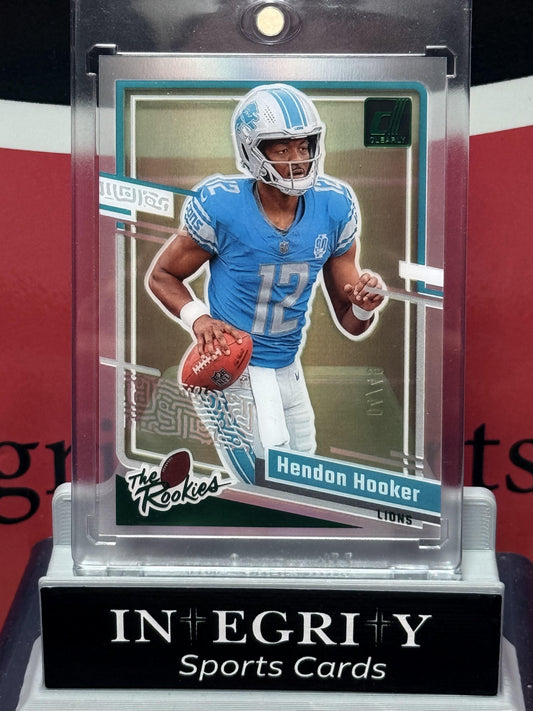 2023 Clearly Donruss #8 Hendon Hooker The Rookies Green The Rookies
