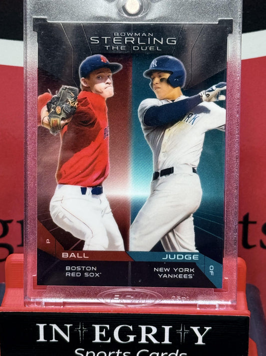 2013 Bowman Sterling #TD-BJ Aaron Judge / Trey Ball The Duel