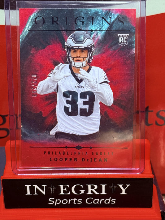 2024 Panini Origins #127 Cooper DeJean Holo Red #/299