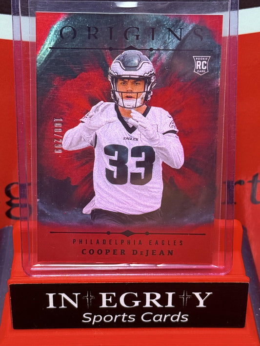 2024 Panini Origins #127 Cooper DeJean Holo Red #/299