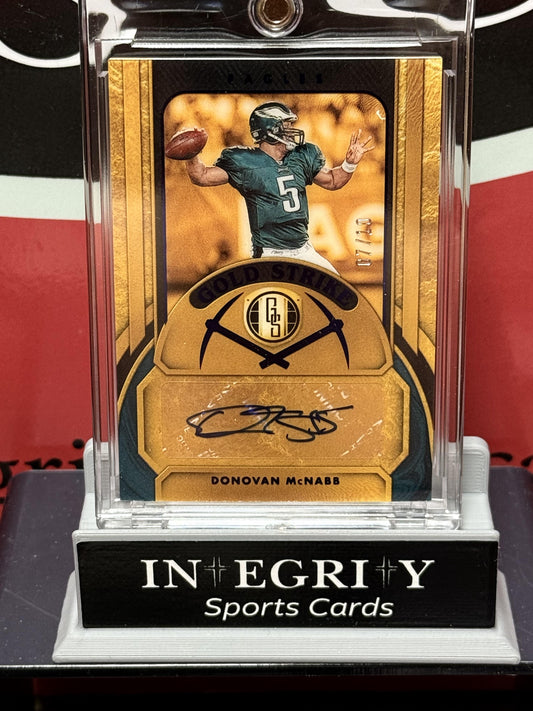 2024 Panini Origins #GS-DMB Donovan McNabb Gold Strike/10