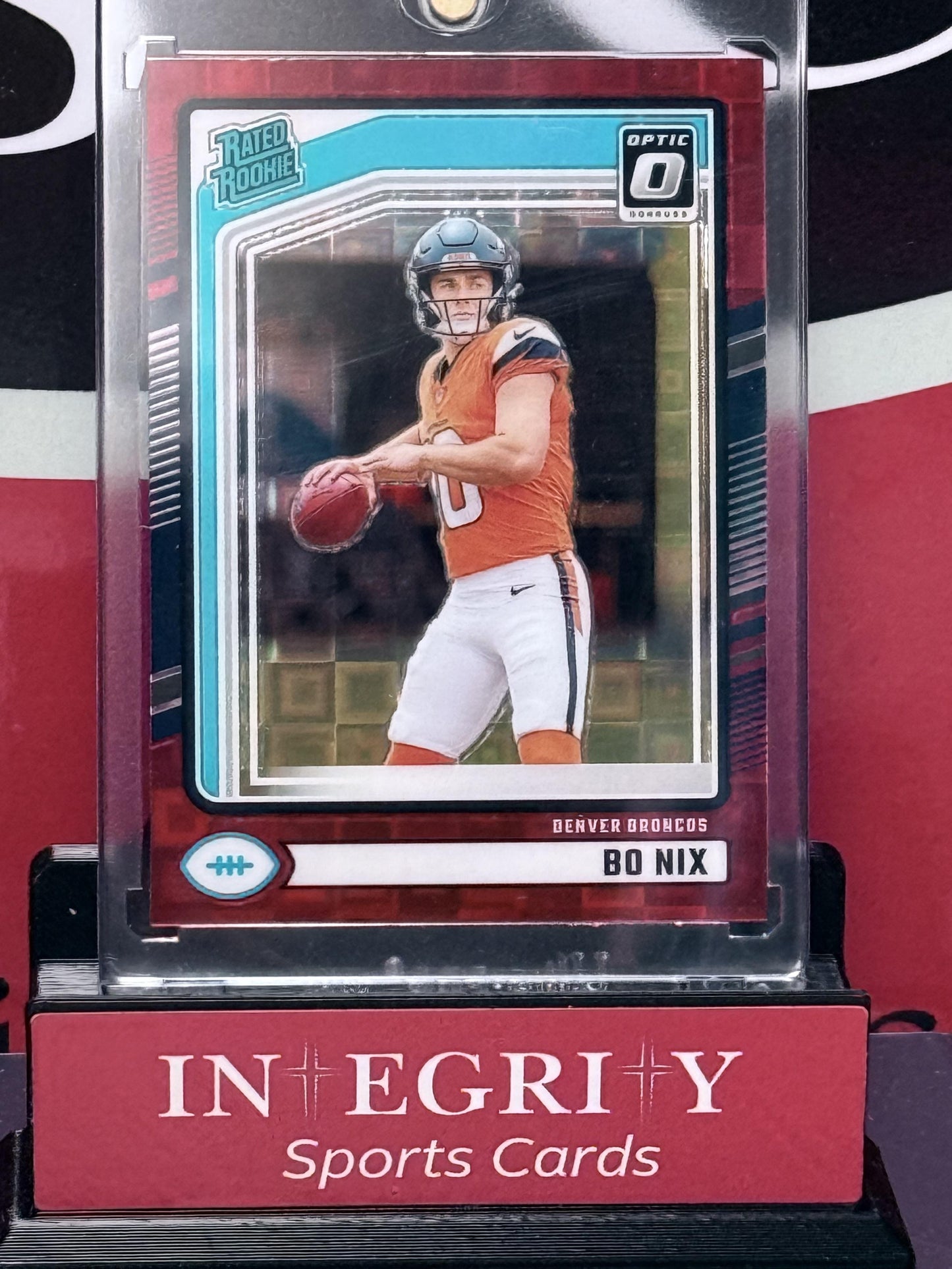 2024 Donruss #369 Bo Nix Red Pandora