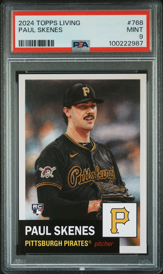 2024 Topps Living #768 Paul Skenes PSA 9