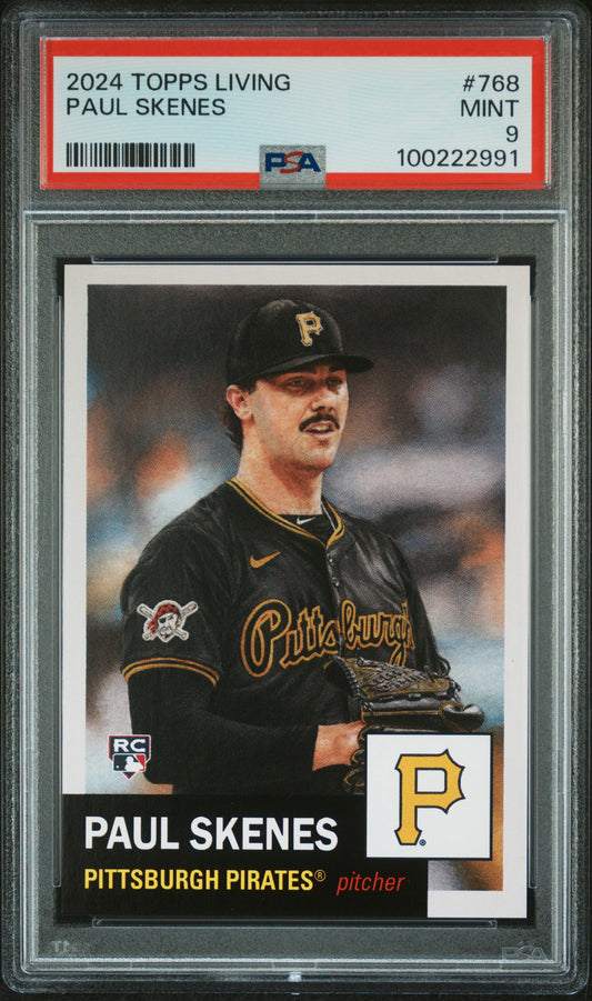 2024 Topps Living #768 Paul Skenes PSA 9