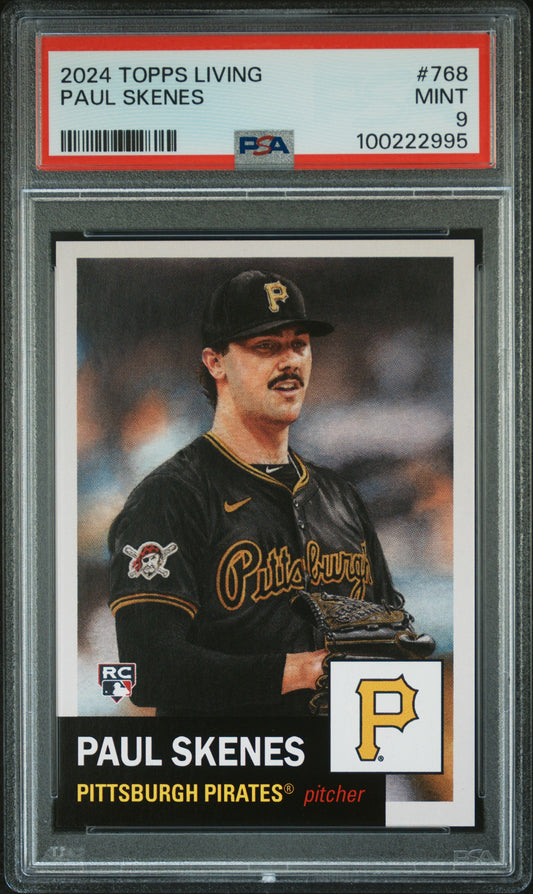 2024 Topps Living #768 Paul Skenes PSA 9