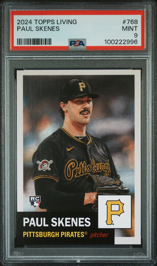 2024 Topps Living #768 Paul Skenes PSA 9