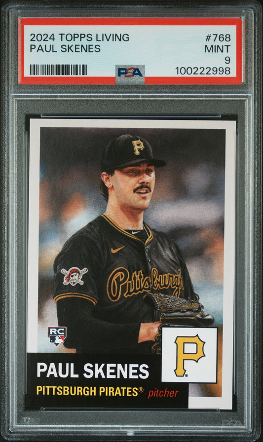 2024 Topps Living #768 Paul Skenes PSA 9