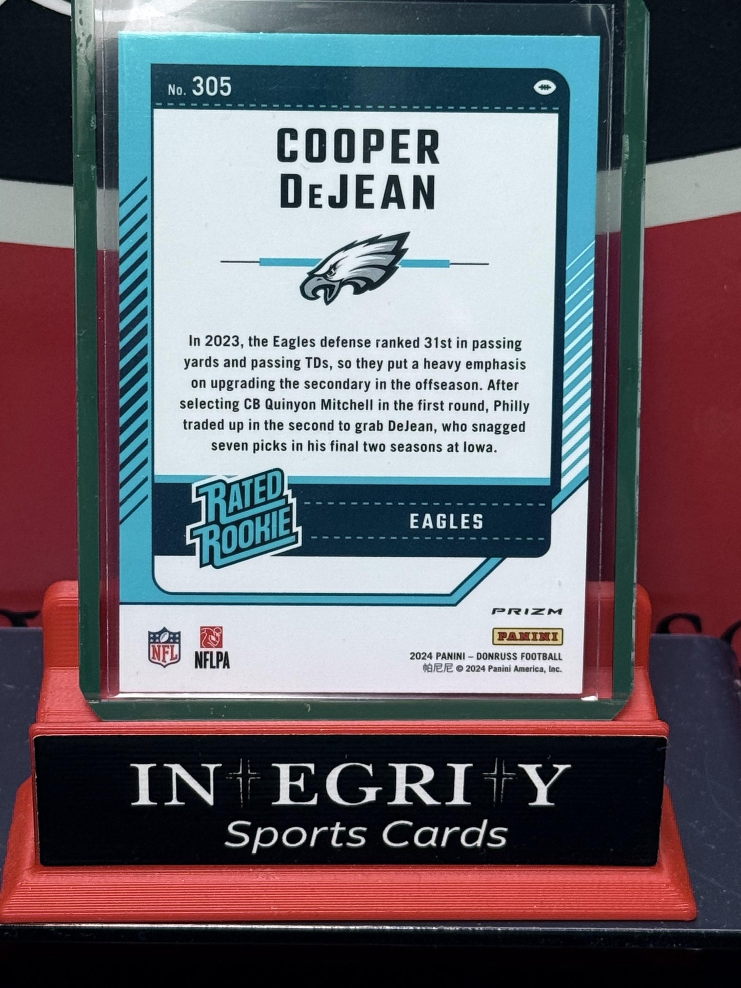 2024 Donruss #305 Cooper DeJean Red Pandora