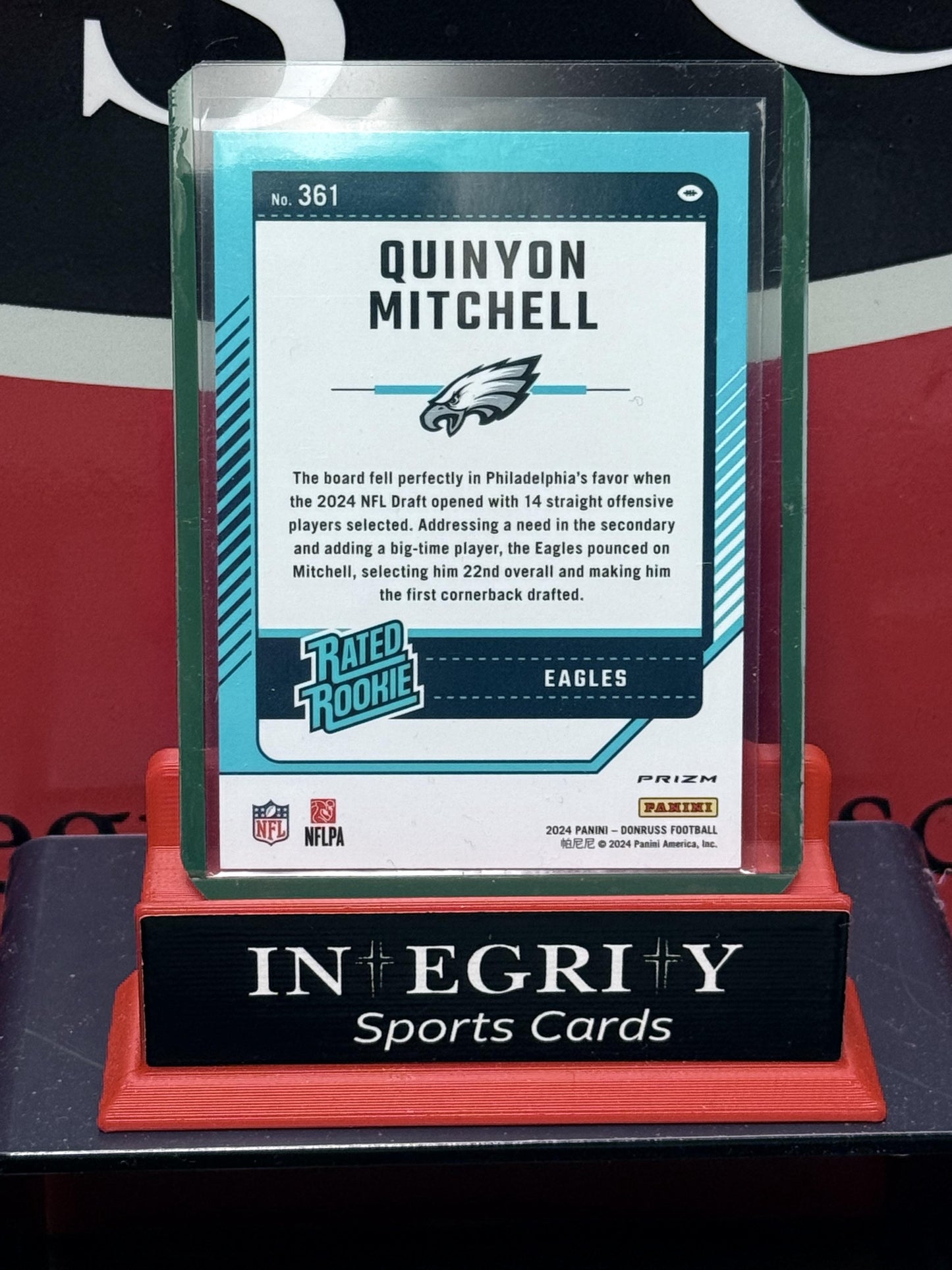 2024 Donruss #361 Quinyon Mitchell Red Pandora