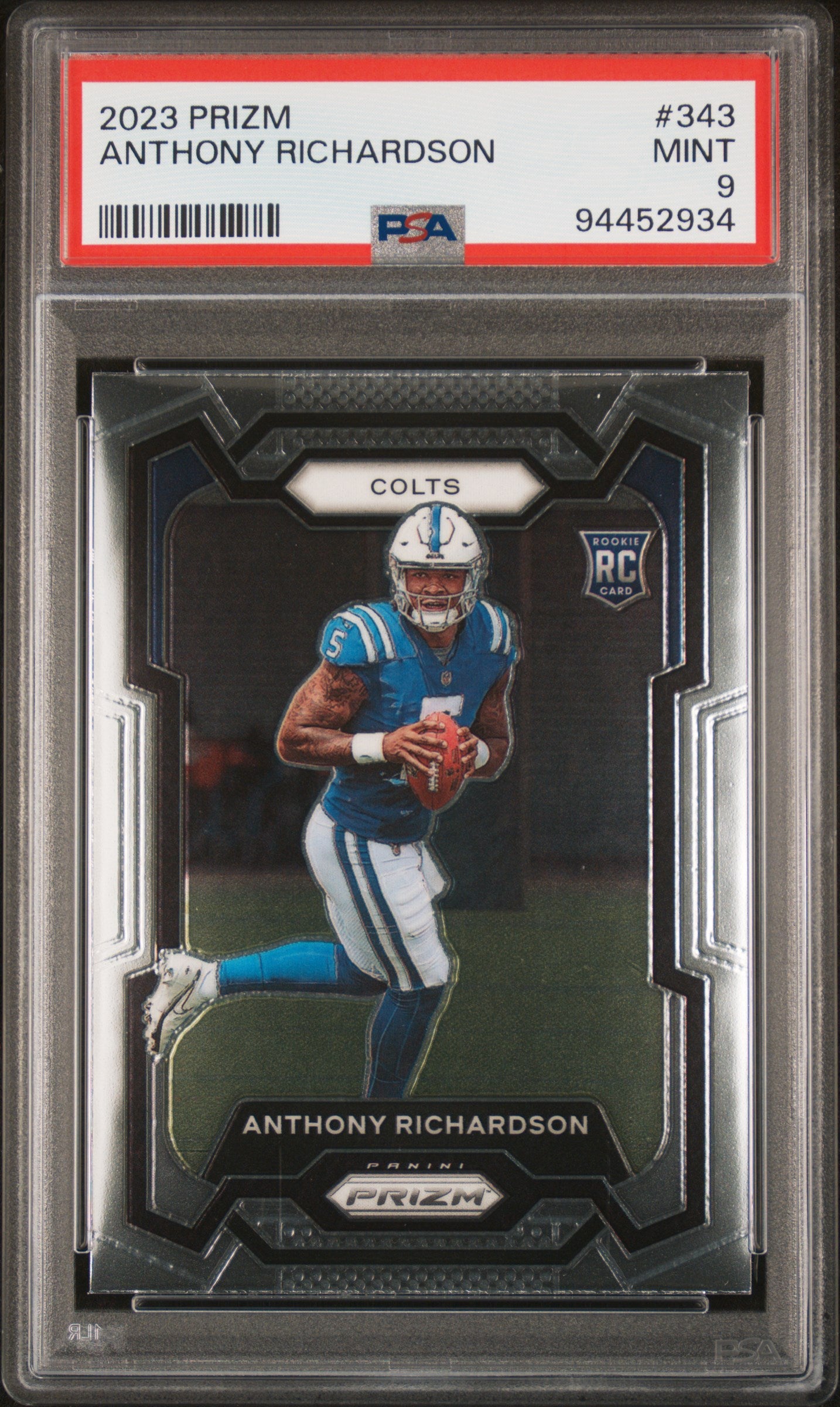 2023 Panini Prizm #343 Anthony Richardson PSA 9