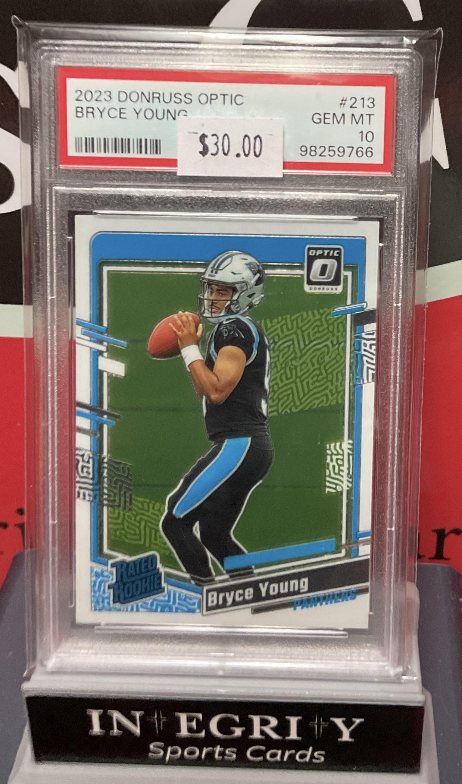 2023 Panini Donruss Optic #213 Bryce Young PSA 10