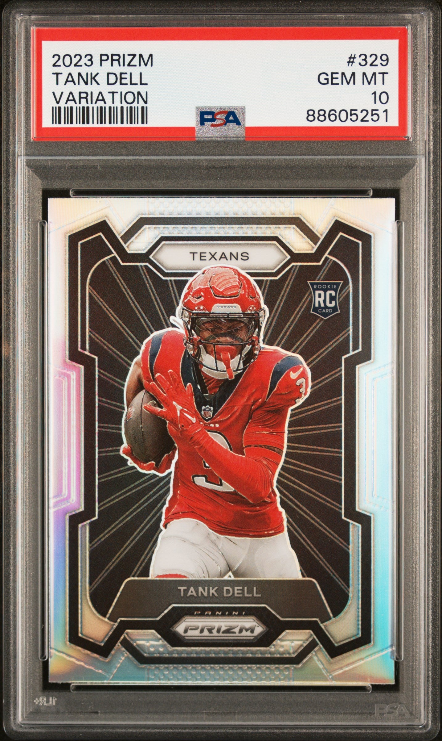2023 Panini Prizm #329 Tank Dell Variation PSA 10