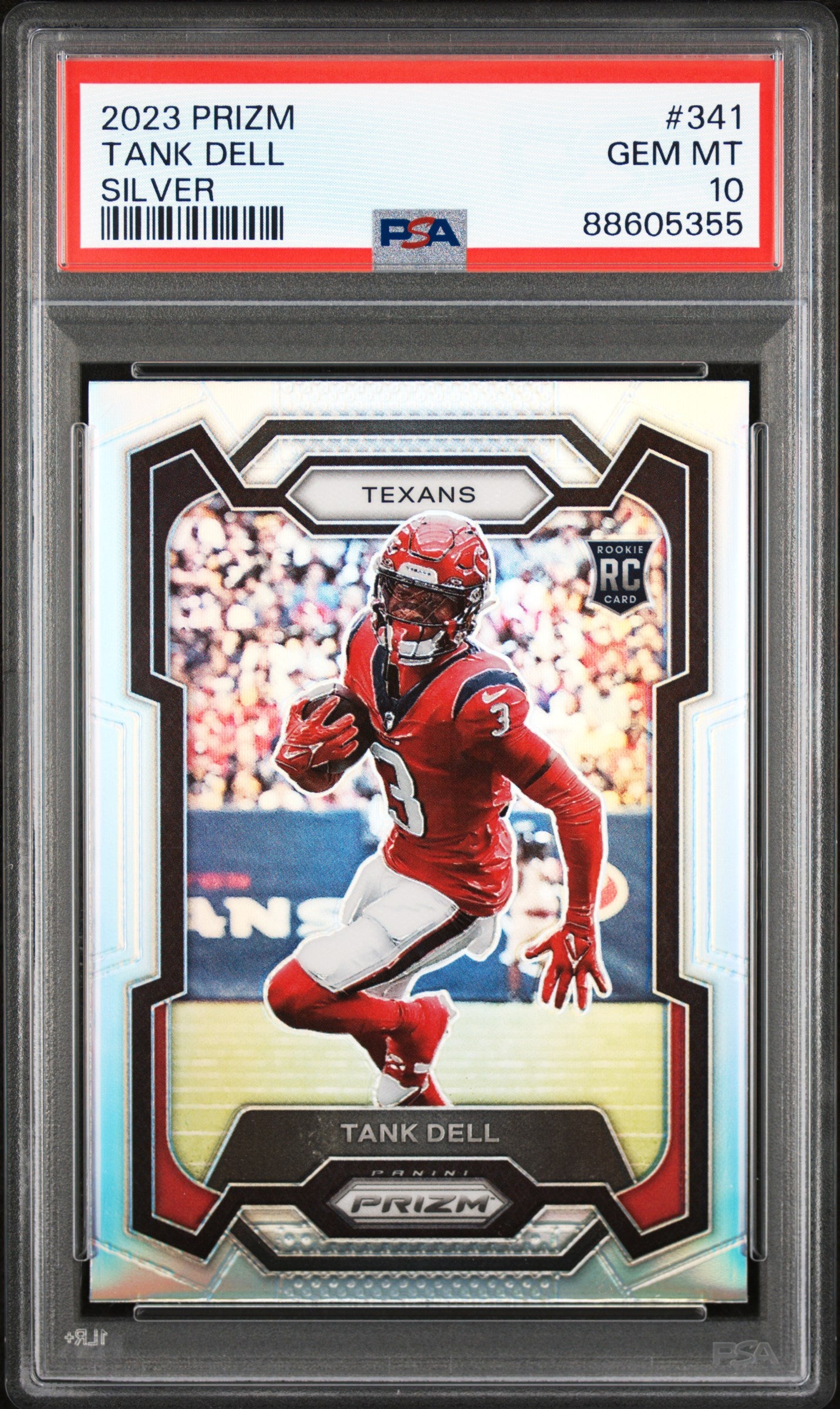 2023 Panini Prizm #341 Tank Dell Silver Prizm PSA 10