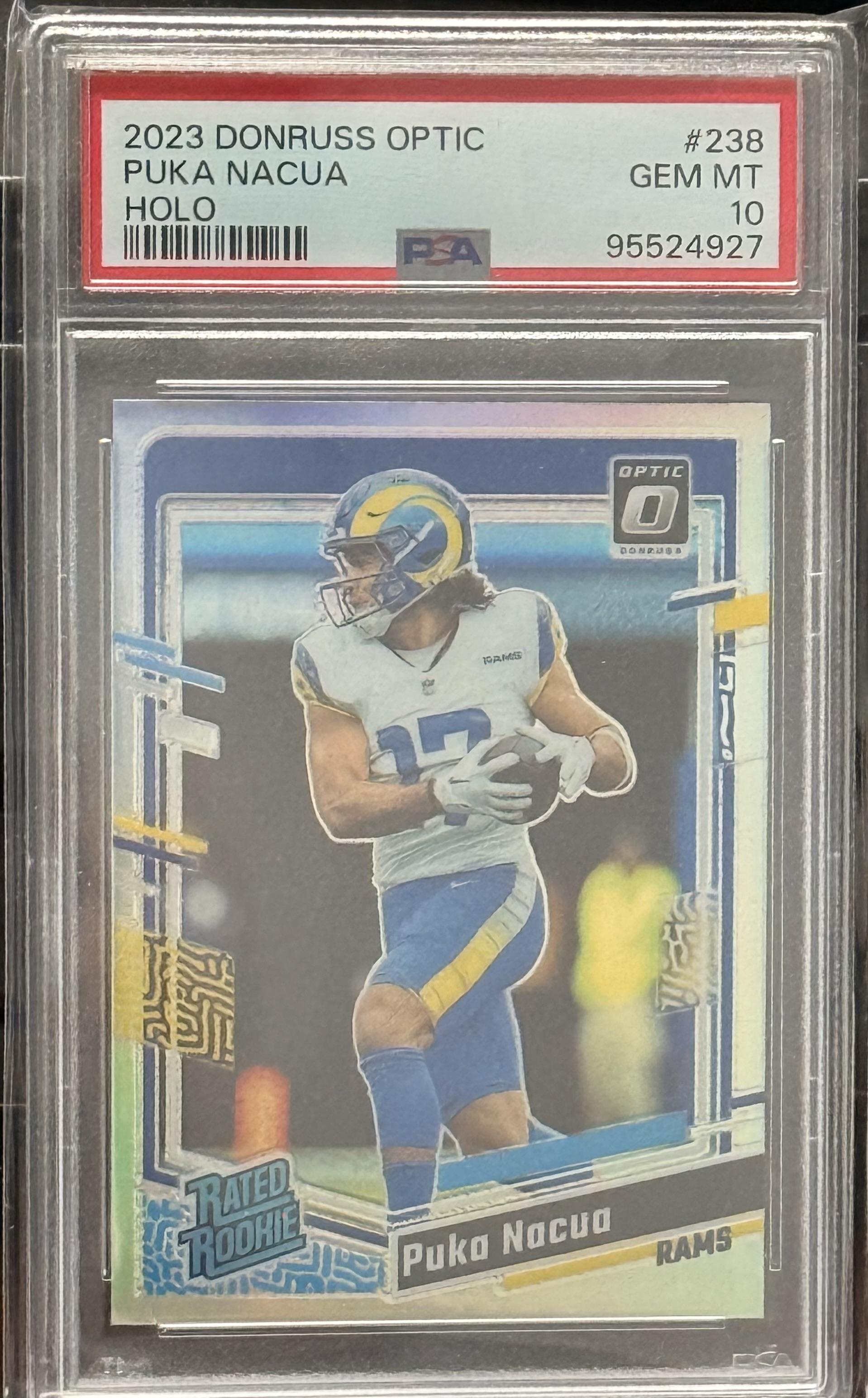 2023 Panini Donruss Optic #238 Puka Nacua Holo PSA 10