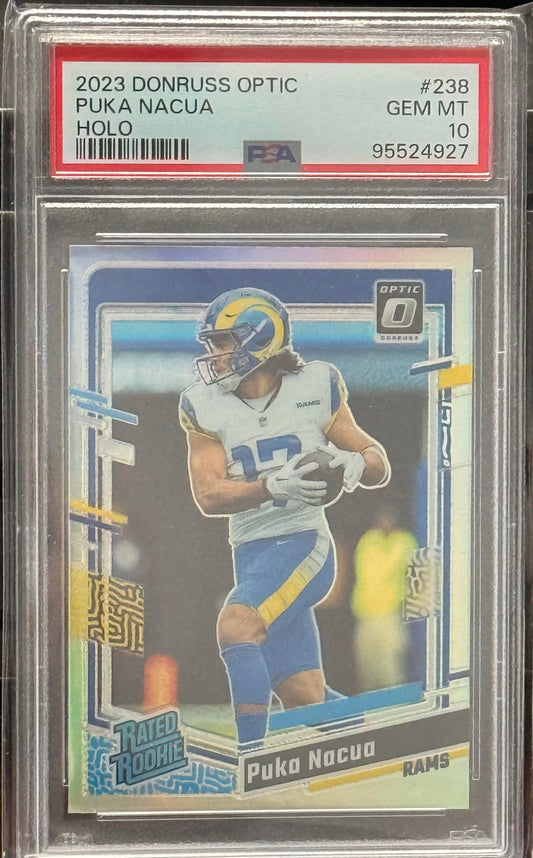 2023 Panini Donruss Optic #238 Puka Nacua Holo PSA 10