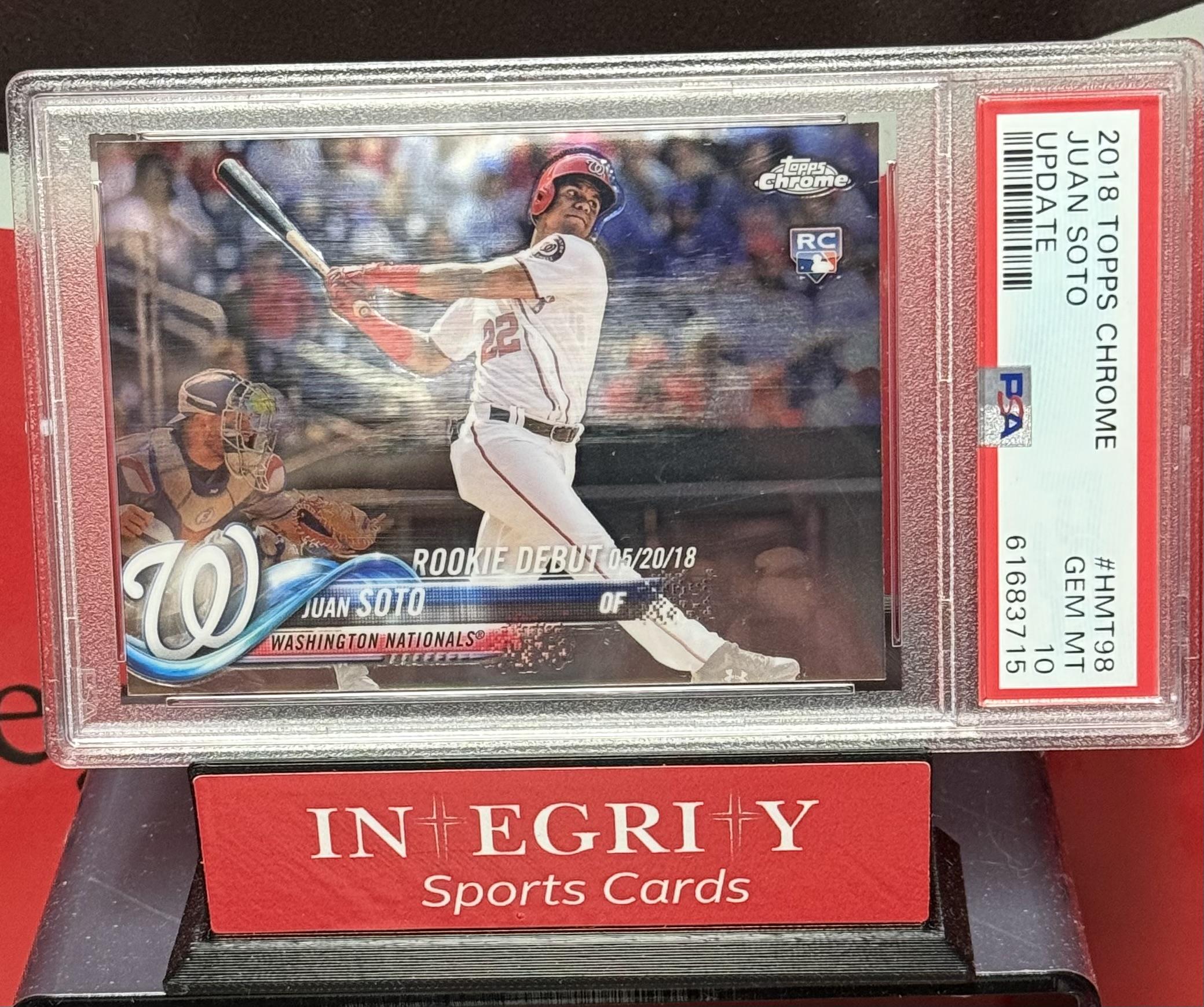 2018 Baseball Cards GRADED 10! 🔥 JUAN SOTO ROOKIE DEBUT