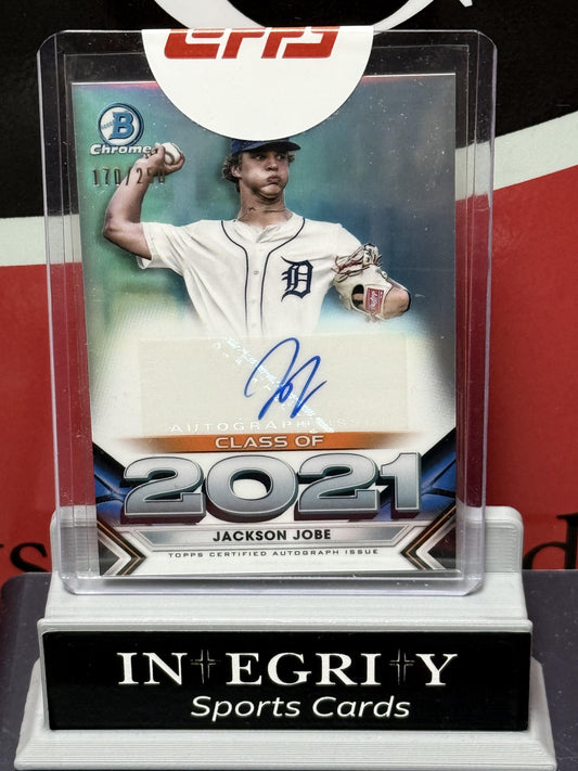 2021 Bowman Draft Chrome Class of 2021 C21-JJ Jackson Jobe Auto/150