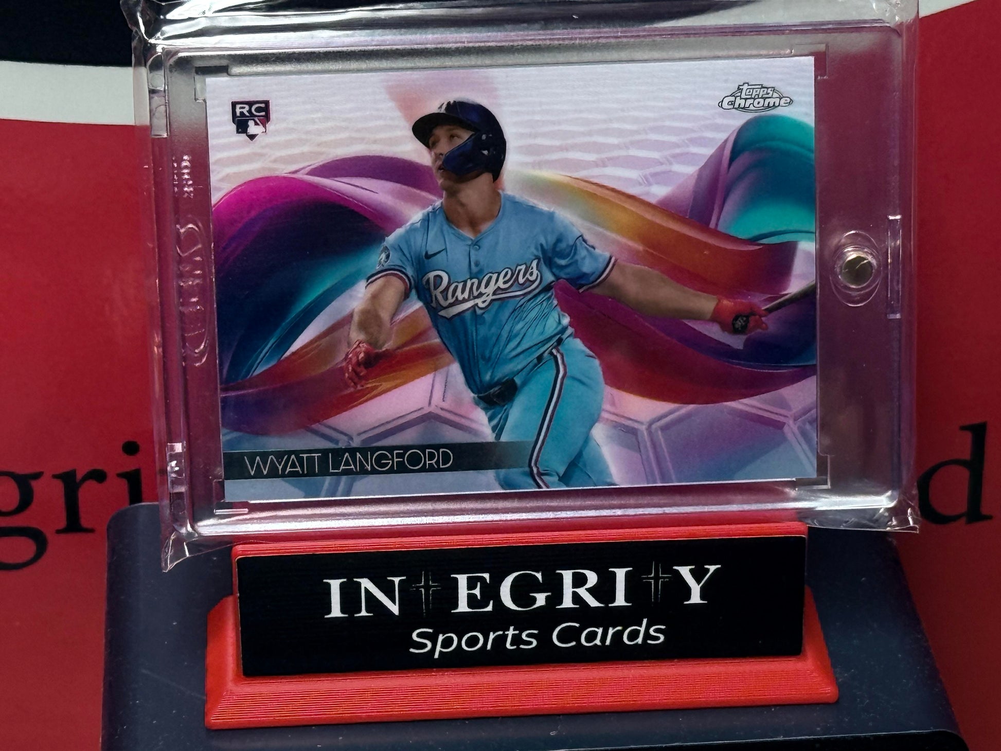 2024 Topps Chrome Update #HX-18 Wyatt Langford Helix