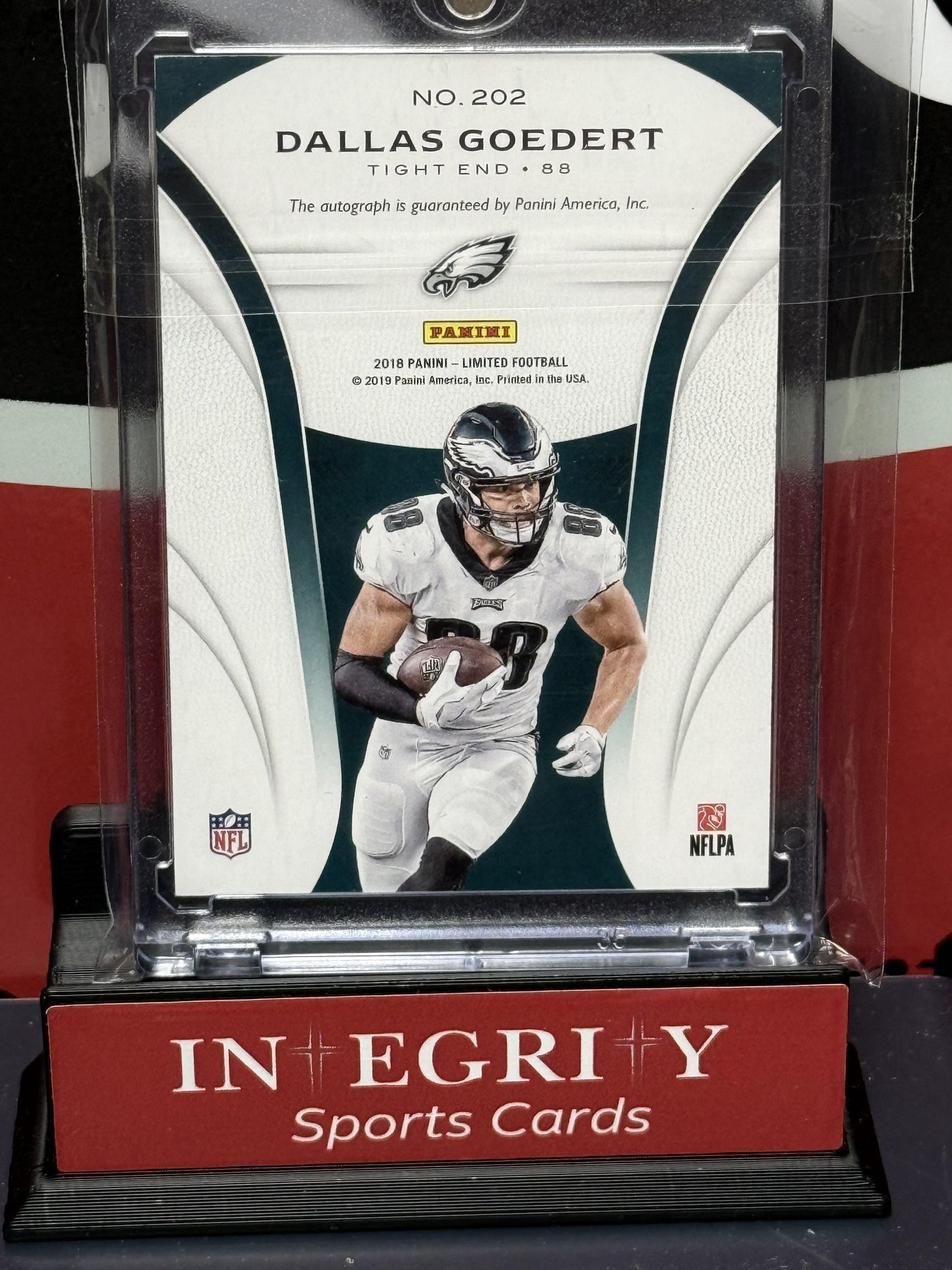 2018 Panini Limited #202 Dallas Goedert #/199