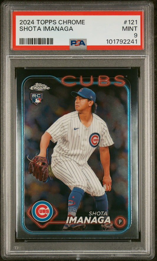 2024 Topps Chrome #121 Shota Imanaga PSA 9